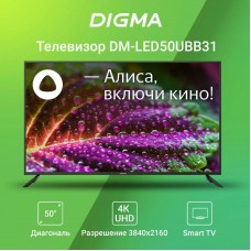 Телевизор LED DIGMA DM-LED50UBB31 4K Smart