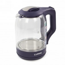 Чайник LUMME LU-141 (темный топаз, стекло)
