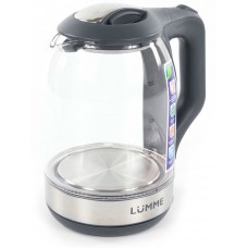 Чайник LUMME LU-143 (серый гранит, стекло)