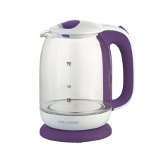 Чайник WILLMARK WEK-1704G(1,7 л.,Белый/фиолетовый), 2000858