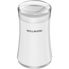 Кофемолка WILLMARK WCG-274 (200Вт, 100г., прозрачная крышка, ротационный нож) (Белый)