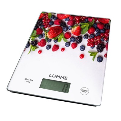 LUMME LU-1340  ягодный микс весы кухонные сенсор