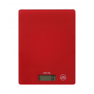 Весы кухонные WILLMARK WKS-511D (5кг,красный), 1157